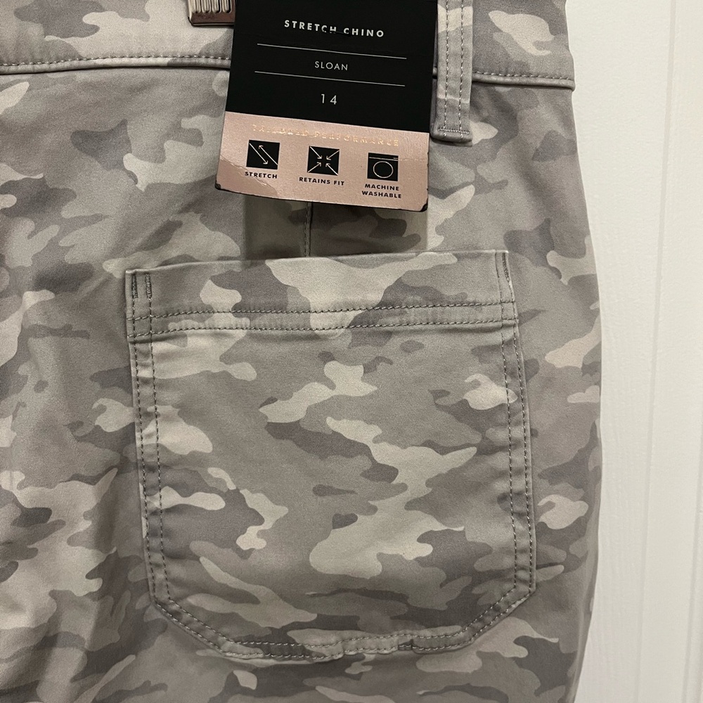 NWT Banana Republic Mid-Rise Skinny Ankle Length Cama Cargo Pants Size 14 - Picture 9 of 12